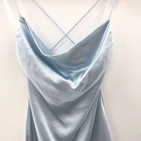 superdown‎ Billie Drape Midi Dress in Dusty Blue XXS - Picture 5 of 11
